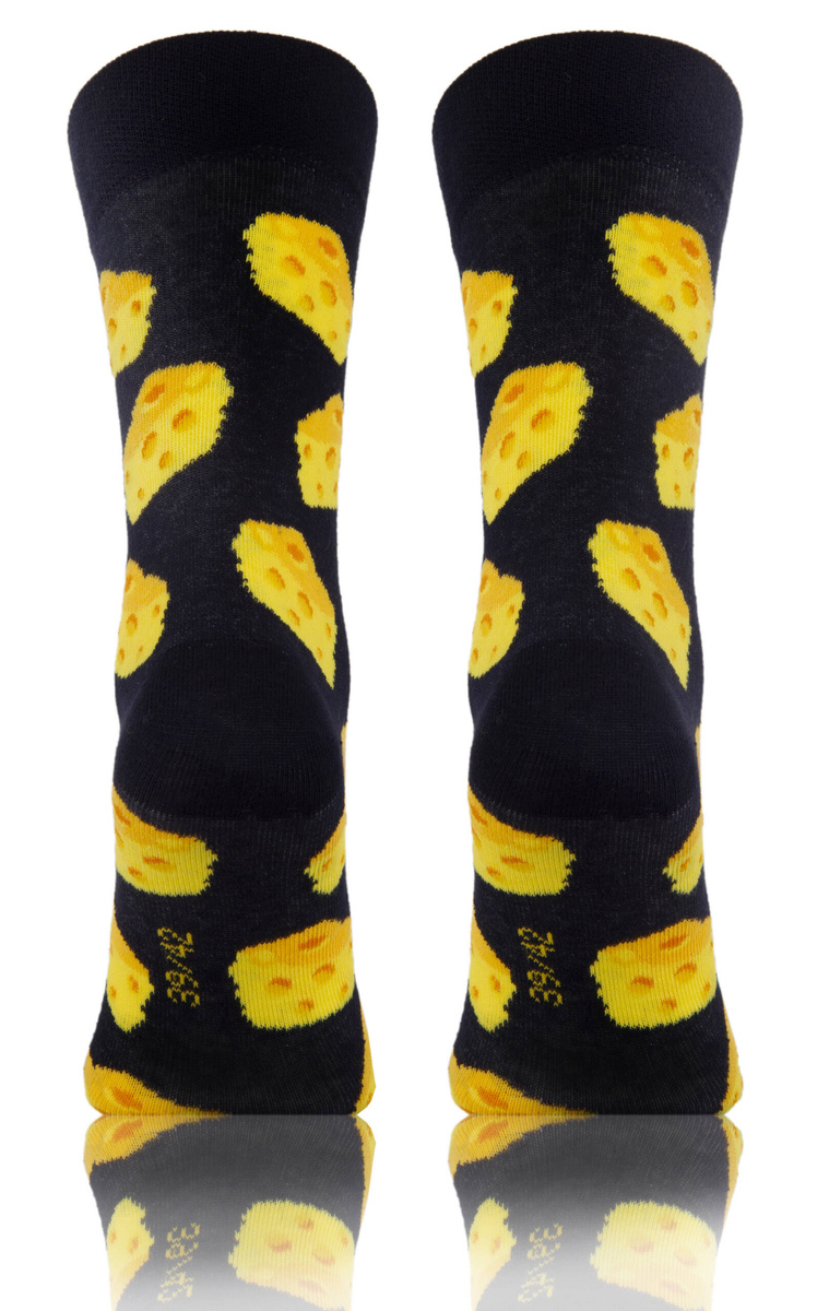 Gemusterte Fitness-Socken lang