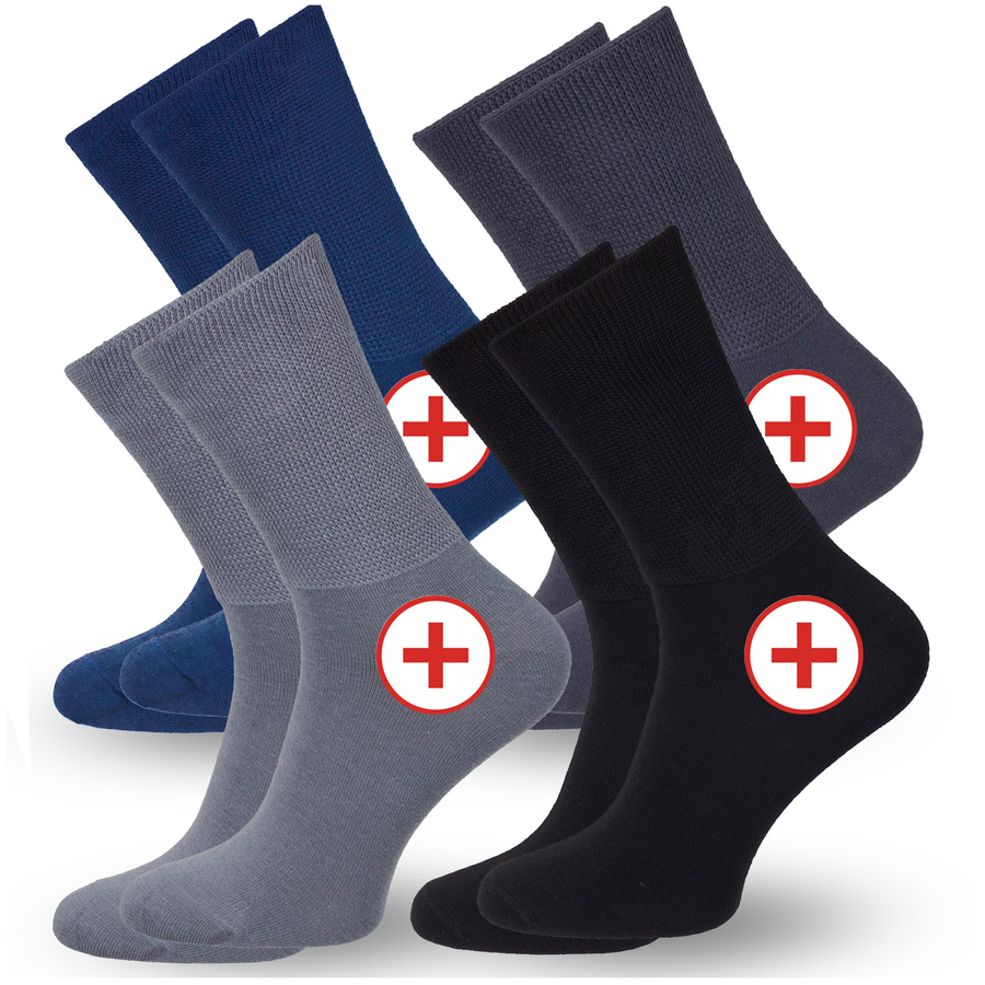 DRUCKFREIE MEDIZINISCHE DAMENSOCKEN FÜR MÄNNER