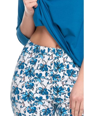 Flower Women's Comfort 3/4 Pyjama