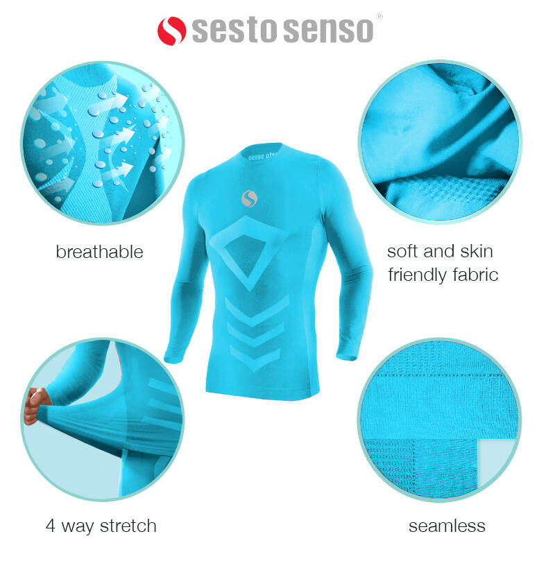 Langärmeliges Thermo-T-Shirt für Männer